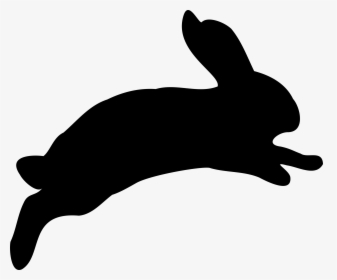 Rabbit Silhouette Png, Transparent Png, Free Download
