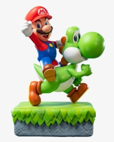 First 4 Figures Mario Yoshi, HD Png Download, Free Download