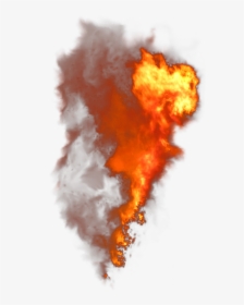 Fire Vertical Smoke - Fire And Smoke Png, Transparent Png, Free Download