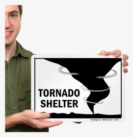 Tornado Shelter Fire & Emergency Sign - Tornado Shelter In Place Sign, HD Png Download, Free Download