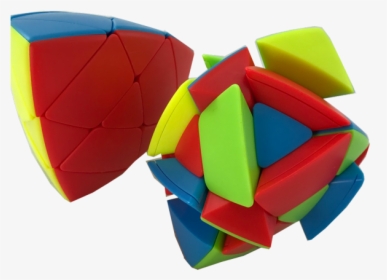 Tetrahedron Twisty Puzzle Messed Up - Origami, HD Png Download, Free Download