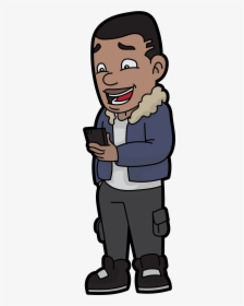 Black Guy Png - Cool Black Guy Cartoon, Transparent Png, Free Download