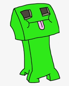 #minecraft #mc #mcpe #creeper #green #derpy #derpycreeper - Creeper Png, Transparent Png, Free Download