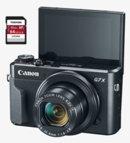 Canon G7x Mark Ii Memory Card, HD Png Download, Free Download
