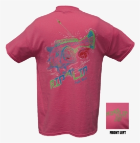 Speckled Trout Short Sleeve T-shirt Safety Pink"  Class= - Active Shirt, HD Png Download, Free Download