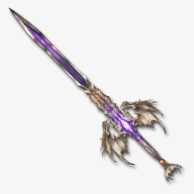 Clip Art Bahamut Weapons - Fantasy Purple Sword, HD Png Download, Free Download