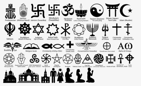 Religious Symbol Religion Sign - Signos De Las Religiones, HD Png Download, Free Download