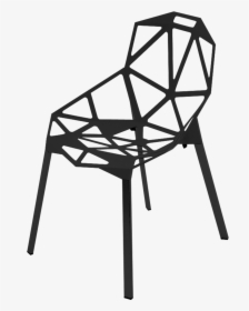 Chair One Black - Chair One Konstantin Grcic Plan, HD Png Download, Free Download