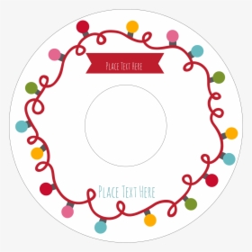 Christmas Cd Dvd Labels - Circle, HD Png Download, Free Download