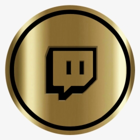 Gold Twitch Logo Png, Transparent Png, Free Download