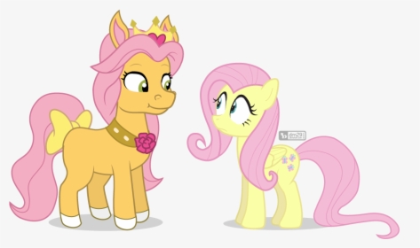 Dm29, Bow, Duo, Fluttershy, Palace Pets, Petit, Petite, - Palace Pets My Little Pony, HD Png Download, Free Download