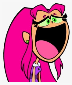 Starfire - Teen Titans Go Starfire Mouth, HD Png Download, Free Download