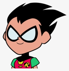 Teen Titans Go Characters , Png Download - Robin Teen Titans Go Face, Transparent Png, Free Download