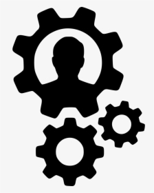 Gears User Person Cogs Settings Configure Productivity - Mechanical Engineering Icon Png, Transparent Png, Free Download