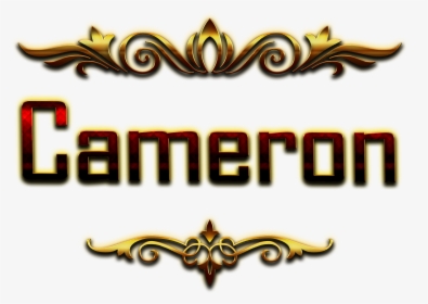 Cameron Decorative Name Png, Transparent Png, Free Download