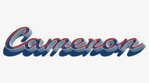 Cameron 3d Letter Png Name - Graphic Design, Transparent Png, Free Download