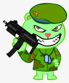Happy Tree Friends Flippy Png - Flippy Happy Tree Friends Png, Transparent Png, Free Download
