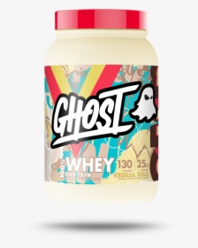 Ghost Whey Protein Cereal Milk Flavor 26 Servings - Ghost Peanut Butter Cereal Milk, HD Png Download, Free Download