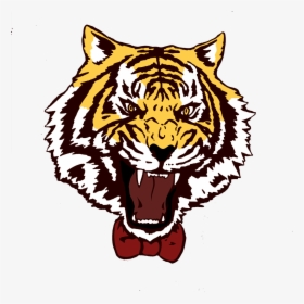 A Quick Transparent Trace Of Yuri Plisetsky"s Dumb - Tiger With Bow Tie, HD Png Download, Free Download