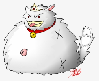 Fat Cat Princess - Cartoon, HD Png Download, Free Download
