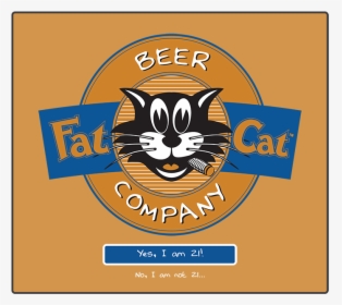Fat Cat Beale St Brown Ale Beer Label Full Size - Fat Cat Brewery, HD Png Download, Free Download