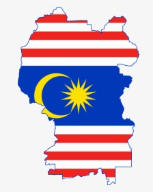 Usa Flag Map Png - Kuala Lumpur Malaysia Flag, Transparent Png, Free Download
