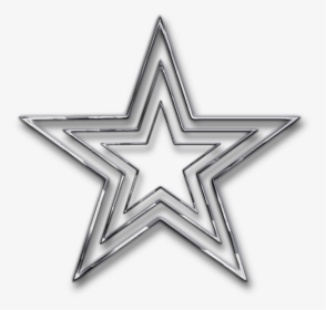 Silver Png Pic - Transparent Background Star Silver Png, Png Download, Free Download