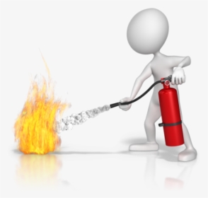 Extinguisher Clipart Fire Fighting Training - Fire Extinguisher Training Clipart, HD Png Download, Free Download