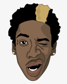 Dessin De Wiz Khalifa - Wiz Khalifa Cartoon Png, Transparent Png, Free Download