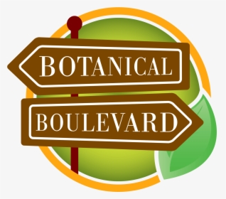 Botanical Boulevard - Sign, HD Png Download, Free Download