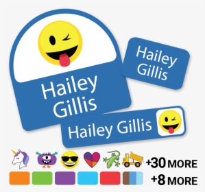 Colortime Day Camp Labels With Emojis - Smiley, HD Png Download, Free Download