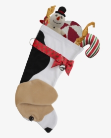 This Beagle Shaped Christmas Dog Stocking Is The Perfect - Christmas Stocking, HD Png Download, Free Download