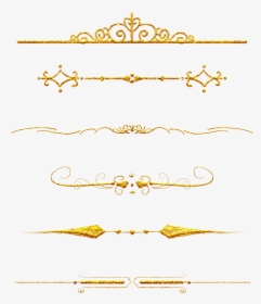 Retro Golden Prominent Ornate Png And Psd - Smile, Transparent Png, Free Download