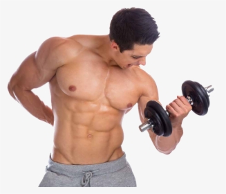 Bodybuilding Png Photo - Hombre Con Pesa, Transparent Png, Free Download