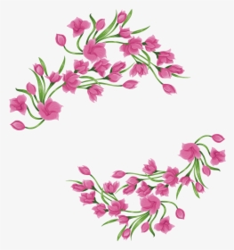 Ftestickers Watercolor Flowers Frame Borders Pinkroses - Magnolia Blossom Pink Png Vector, Transparent Png, Free Download