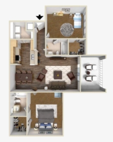 The Park Apartments - Floor Plan, HD Png Download, Free Download