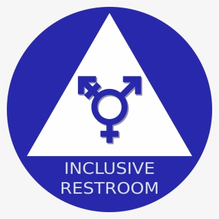 Gender Neutral Restroom Sign, HD Png Download, Free Download