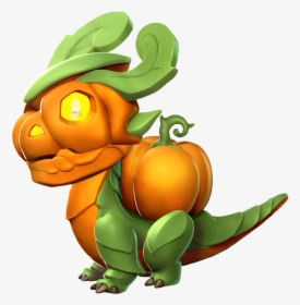 Pumpkin Dragon Baby - Dragon Mania Legends Pumpkin Dragon, HD Png Download, Free Download