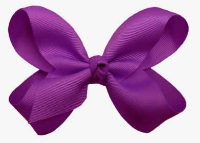 Purple Hair Bow Png, Transparent Png, Free Download