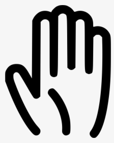 Hand Stop Palm Highfive, HD Png Download, Free Download