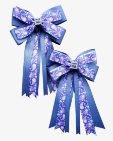 Purple And Blue Paisley - Aqua Bow Png Canproequestriansupply, Transparent Png, Free Download