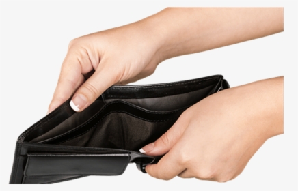 Quadriga Cx S Wallets - Opening Empty Wallet Png, Transparent Png, Free Download