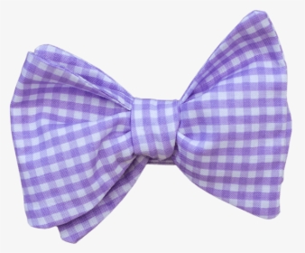 Purple Gingham Tie Mo - Shoe, HD Png Download, Free Download