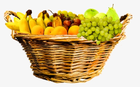 Canasto Con Frutas Variadas - Fruit Basket For Healthy Food, HD Png Download, Free Download