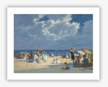 Prespective Drawing Beach - Edward Henry Potthast Paintings, HD Png Download, Free Download