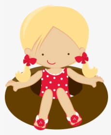 Blond Haired In Floatie Minus Pinterest Clip Ⓒ - Niños Playa Png, Transparent Png, Free Download