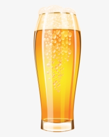 Clip Art Glass Of Beer Clipart - Vector Beer Glass Png, Transparent Png, Free Download