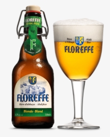 Floreffe Beer Blonde With Glass Clip Arts - Floreffe Prima Melior, HD Png Download, Free Download