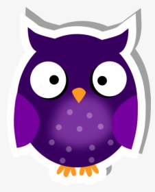 Cute Owl Sticker - Cartoon, HD Png Download, Free Download