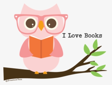 Cute Owl Reading Ipad Sleeve - Owls With Books Clipart, HD Png Download, Free Download